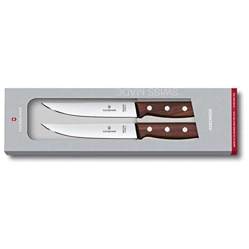  Victorinox Steakmesser-Set, Holz, Braun 20 x 1 x 3.3 cm, 2-Einheiten