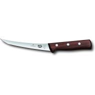 Victorinox Swiss Army Cutlery Rosewood Curved Boning Knife, Flexible Blade, 6-Inch