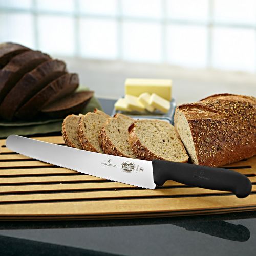  Victorinox-Swiss-Army-10-1/4 Serrated Bread Knife with Fibrox Handle