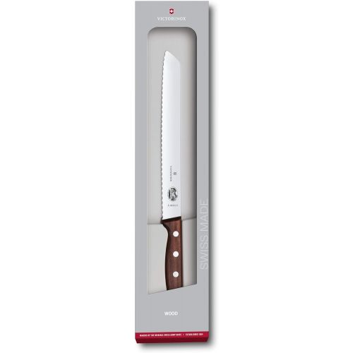  Victorinox 8-1/4-Inch Serrated Bread Knife, Rosewood Handle