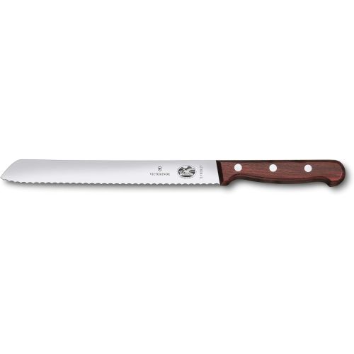  Victorinox 8-1/4-Inch Serrated Bread Knife, Rosewood Handle