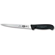 Victorinox Fibrox Pro Black Fillet-Straight 7 Flexible Blade, 7 inch, Multicolor