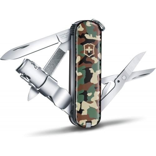  [아마존베스트]Victorinox 0.6463.94 Nail Clip 580 Camo 66mm The Ideal Multi-Tool for Your Nail Care On The Go in Camo 2.6 inches