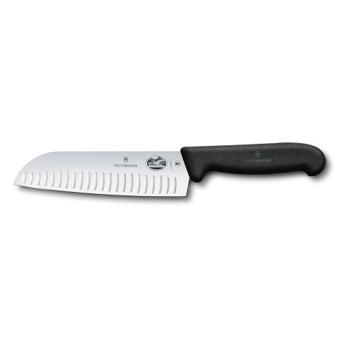  [아마존베스트]Victorinox Fibrox Pro Santoku Knife, 6.7 inches, Black