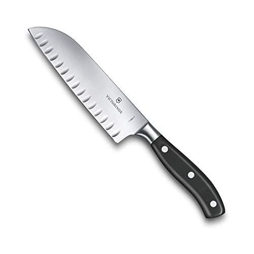  [아마존베스트]Victorinox Fully Forged Fluted Santoku Knife - 17cm blade length
