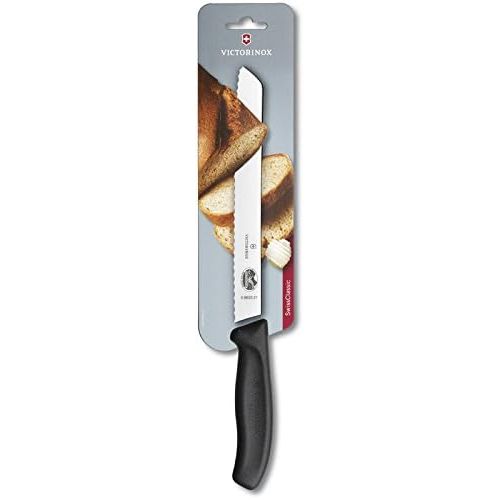  [아마존베스트]Victorinox Swiss Classic Brotmesser, 21cm, Wellenschliff, rostfrei, edelstahl, spuelmaschinengeeignet