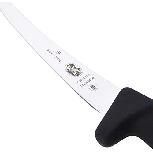  [아마존베스트]Victorinox Fibrox 5.6613.15M Safety Grip Boning Knife Standard Schl flex Black 15 cm