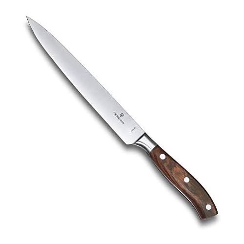  [아마존베스트]Victorinox Carving Knife with Ergonomic Handle, 20cm Blade Length Straight Cut in Gift Box