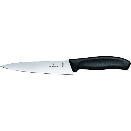  [아마존베스트]Victorinox 15 cm Swiss Classic Chefs Knife in Blister Pack, Black