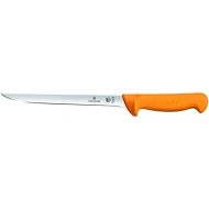 [아마존베스트]Victorinox Swibo Kitchen Knife Fish Knife Normal Cut Flex Yellow 20 cm Blade Length Knife, Steel, Black