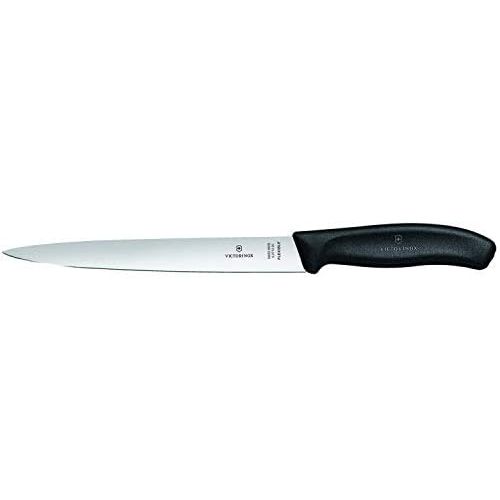  [아마존베스트]Victorinox 20 cm Swiss Classic Filleting Knife with Flexible Blade in Blister Pack, Black