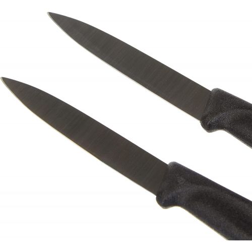  [아마존베스트]Victorinox Swiss Classic 8 cm Serrated Vegetable Knife - Medium Point - Blade Guard - Dishwasher-Safe - Set of 2