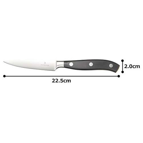  [아마존베스트]Victorinox Grand Maitre Office Knife 8 cm Forged Stainless Steel Dishwasher Safe, 10 cm, red