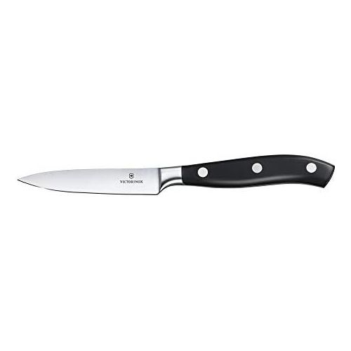  [아마존베스트]Victorinox Grand Maitre Office Knife 8 cm Forged Stainless Steel Dishwasher Safe, 10 cm, red