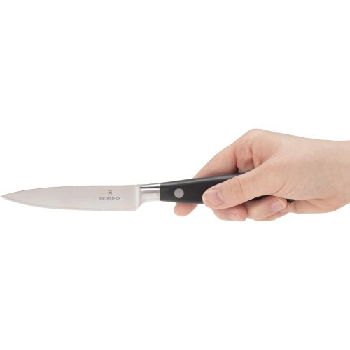  [아마존베스트]Victorinox Grand Maitre Office Knife 8 cm Forged Stainless Steel Dishwasher Safe, 10 cm, red