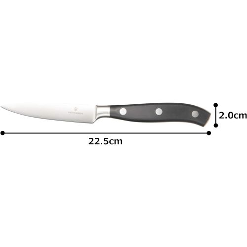  [아마존베스트]Victorinox Grand Maitre Office Knife 8 cm Forged Stainless Steel Dishwasher Safe, 10 cm, red