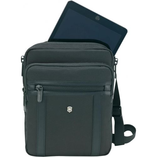  Victorinox Werks Professional Crossbody Tablet Bag Laptop Messenger, Black, One Size