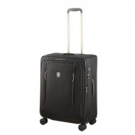 Victorinox Werks Traveler 6.0 Medium Softside Spinner Suitcase, 24-Inch, Black