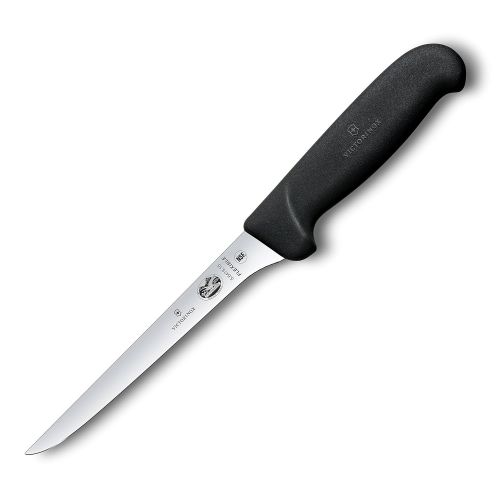  Victorinox Swiss Army Cutlery Fibrox Pro Boning Knife, Flexible Blade, 6-Inch