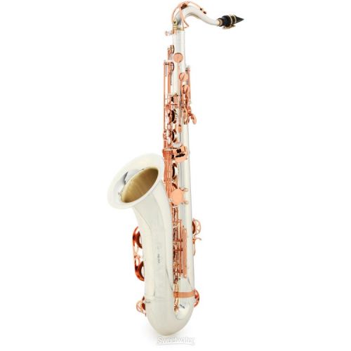  Victory Musical Instruments Revelation Series Special Edition Bb Tenor Saxophone - Silver Plated/Rose Gold with 925 Neck Demo