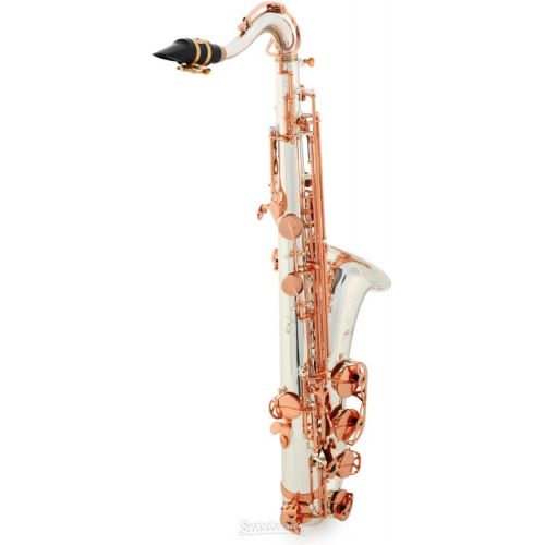  Victory Musical Instruments Revelation Series Special Edition Bb Tenor Saxophone - Silver Plated/Rose Gold with 925 Neck Demo