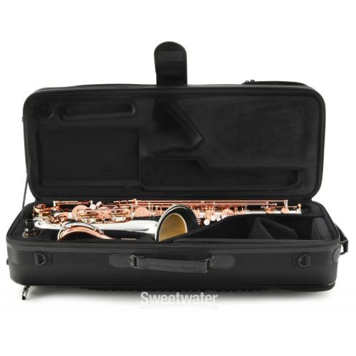  Victory Musical Instruments Revelation Series Special Edition Bb Tenor Saxophone - Silver Plated/Rose Gold with 925 Neck Demo