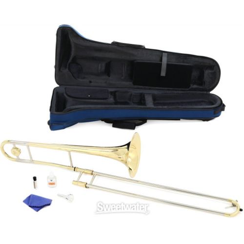  Victory Musical Instruments Crown Series Jazz Trombone - Gold Lacquer Demo