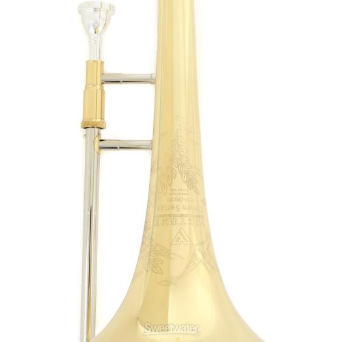  Victory Musical Instruments Crown Series Jazz Trombone - Gold Lacquer Demo