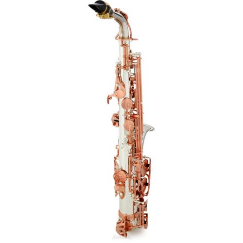  Victory Musical Instruments Revelation Series Special Edition Professional Alto Saxophone - Silver Plated/Rose Gold with 925 Neck