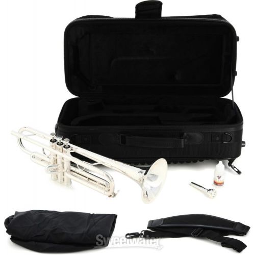  Victory Musical Instruments Revelation Series Professional Bb Trumpet - Silver Plated