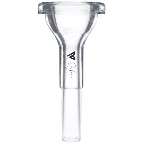  Victory Musical Instruments Ozbone Series Small Shank Trombone Mouthpiece - 6.5AL, Clear Plastic