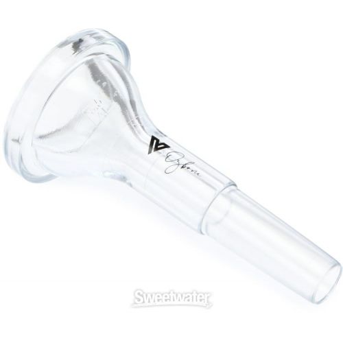  Victory Musical Instruments Ozbone Series Small Shank Trombone Mouthpiece - 6.5AL, Clear Plastic