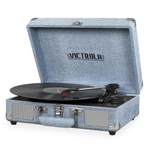  Victrola Bluetooth Suitcase Record Player with 3-speed Turntable