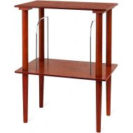 Victrola Wooden Stand for Wooden Music Centers with Record Holder Shelf, Mahogany