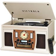 [아마존베스트]Victrola Navigator 8-in-1 Classic Bluetooth Record Player with USB Encoding and 3-speed Turntable