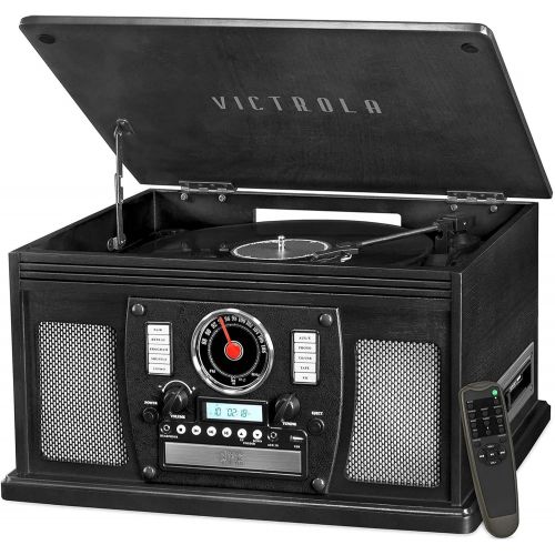  Victrola Navigator 8-in-1 Classic Bluetooth Record Player with USB Encoding and 3-speed Turntable