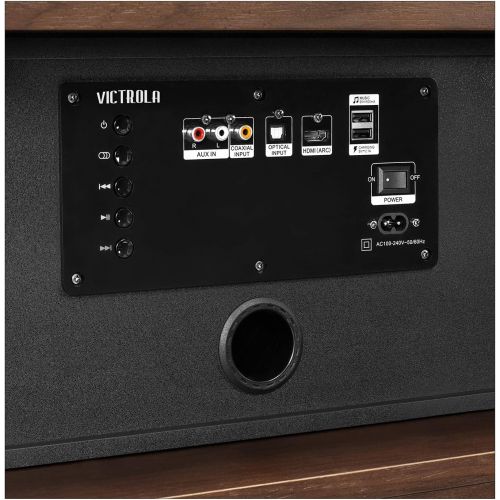  Victrola Dune Side Table with Wireless Bluetooth Connectivity