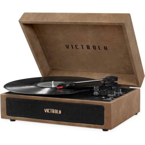  Victrola Parker Bluetooth Suitcase Record Player with 3-Speed Turntable