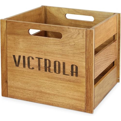  Victrola Wooden Record Crate