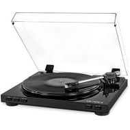 Victrola Pro USB Record Player with 2-Speed Turntable and Dust Cover, Black