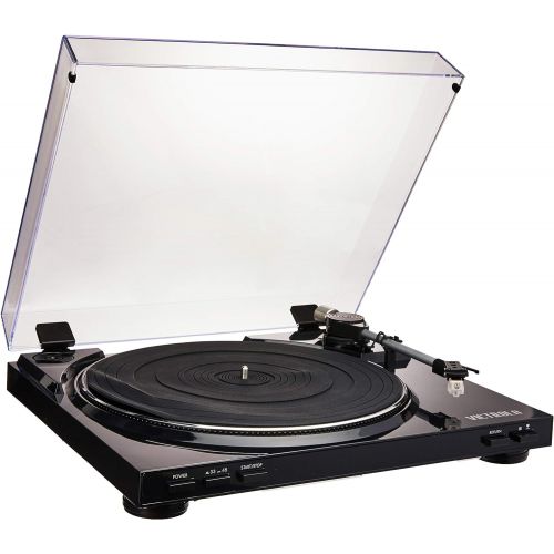  Victrola Pro USB Record Player with 2-Speed Turntable and Dust Cover, Black