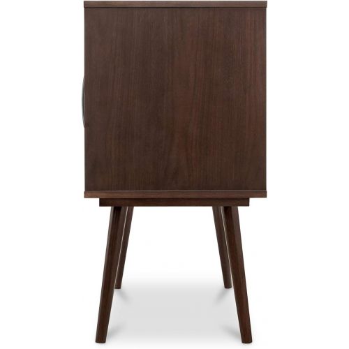  Victrola VH-25-ESP Woodland Classic Mid-Century Modern Credenza with Built-in Speakers and Wireless Bluetooth Connectivity, Espresso