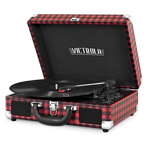  Victrola Vintage Bluetooth Portable Suitcase Record Player