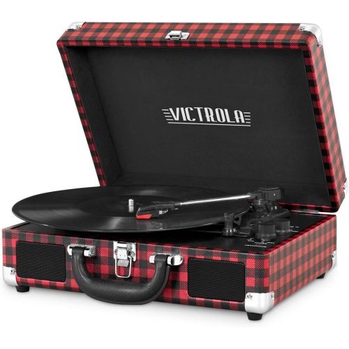  Victrola Vintage Bluetooth Portable Suitcase Record Player