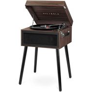 Victrola VTA-75-ESP Liberty 5-in-1 Turntable Music EntertainmentCenter with Bluetooth Wireless FM Radio USB Recorder Wood (Espresso)