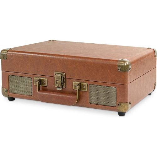  Victrola Vintage 3-Speed Dual Bluetooth Portable Suitcase Record Player with Built-in Speakers Upgraded Audio Sound Includes Extra Stylus Stream Vinyl to Any Bluetooth Speaker! Ret