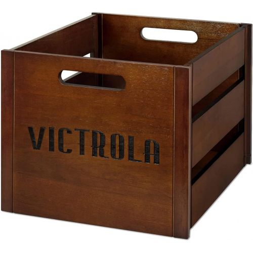  Victrola Wooden Record Crate