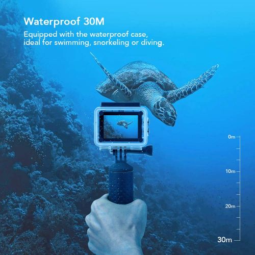  [아마존 핫딜]  [아마존핫딜]Victure Action Camera WiFi 1080P Full HD 12MP Underwater Cam 2 Inch LCD 170 Degree Wide-Angle 30M Waterproof Sports Camera with 2 Rechargeable 1050mAh Batteries