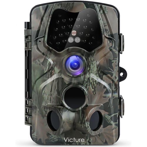  Victure Trail Camera with Night Vision Motion Activated Waterproof 12MP 1080P Game Camera with 120°View for Wildlife and Home Surveillance