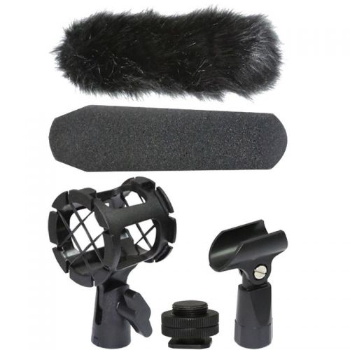  VidPro Panasonic AG-UX90 4KHD Camcorder External Microphone Vidpro XM-55 13-Piece Professional Video & Broadcast Unidirectional Condenser Microphone Kit